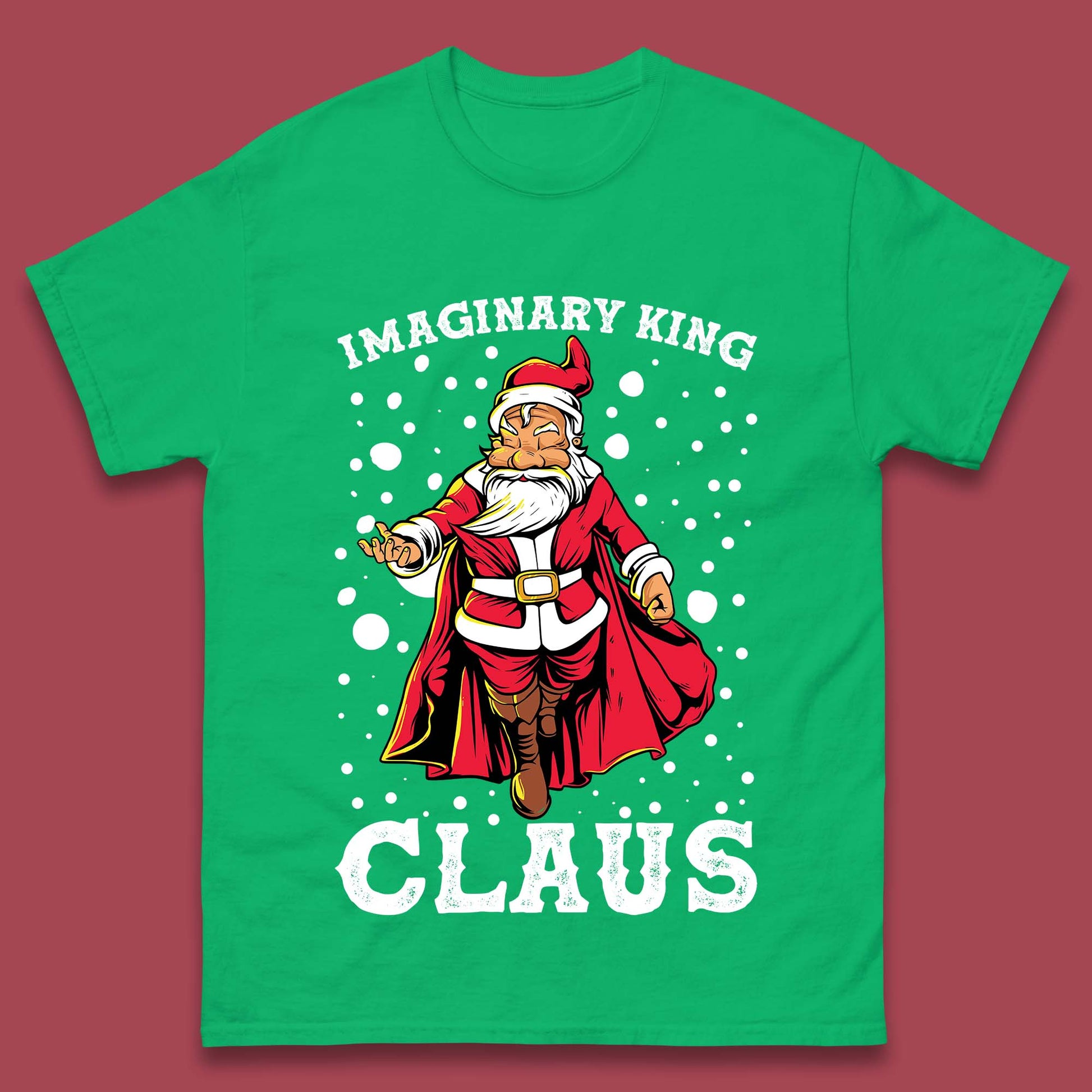 imaginary king santa christmas t shirt