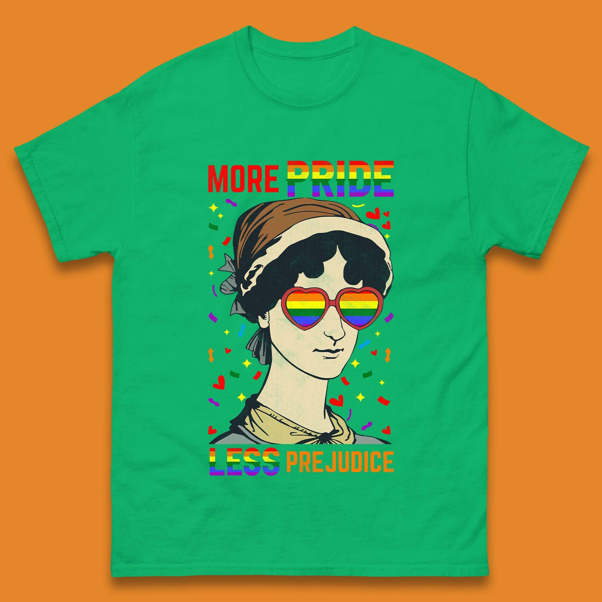 More Pride Less Prejudice Mens T-Shirt