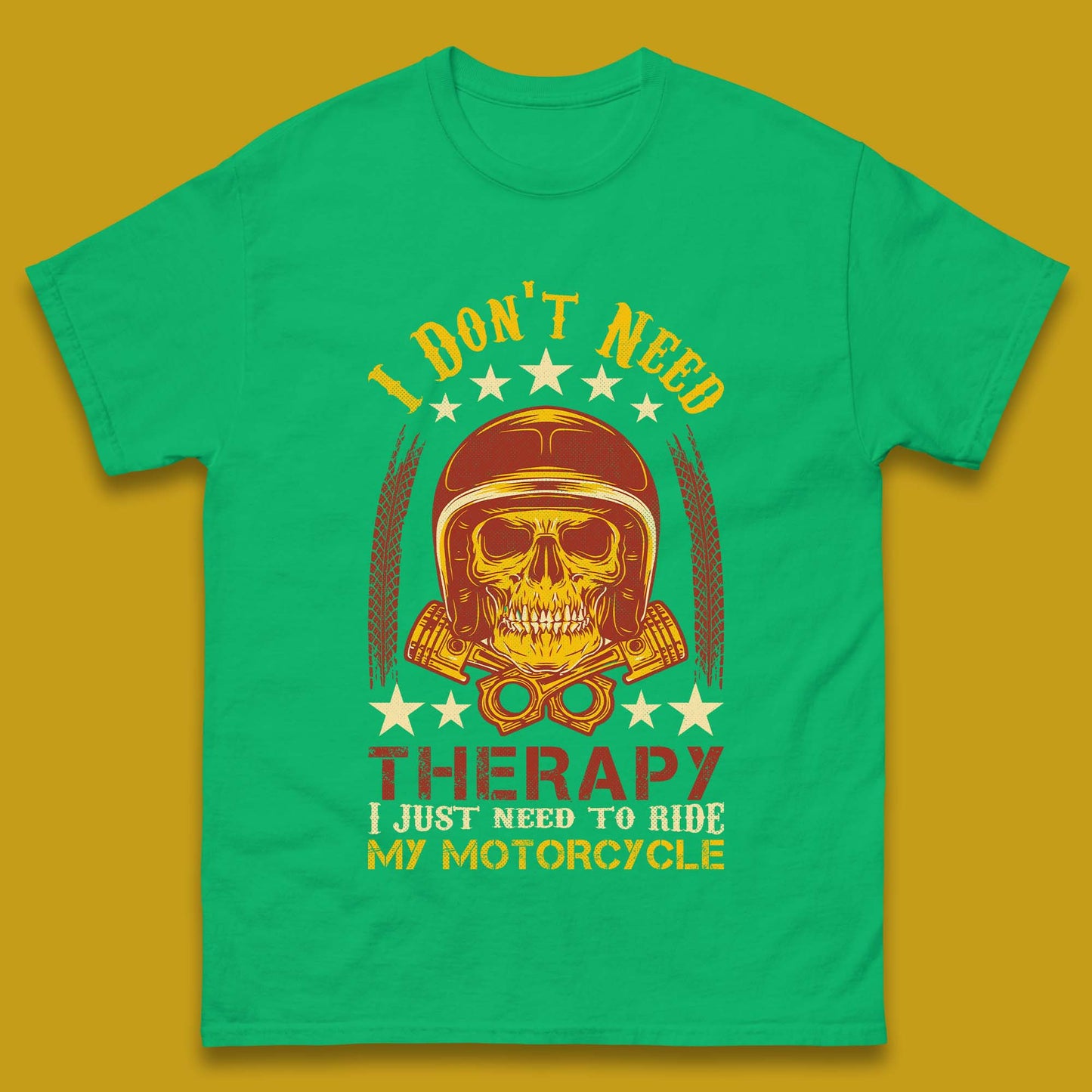 Motorcycle Therapy Mens T-Shirt