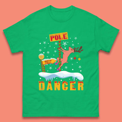 North Pole Dancer Christmas Mens T-Shirt