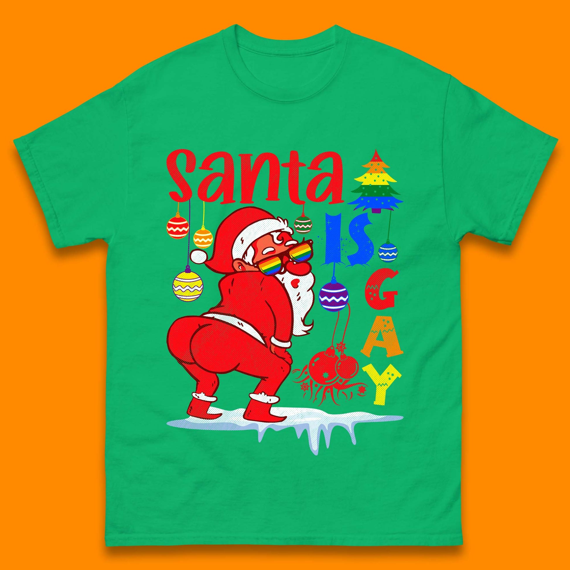 gay pride christmas t shirt