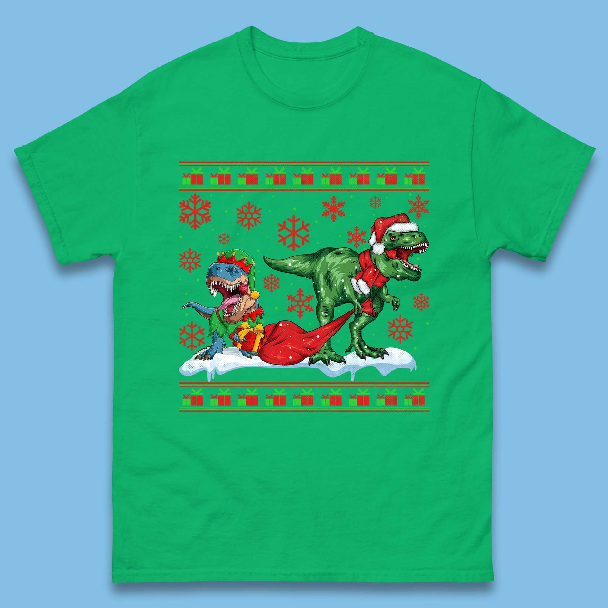 santa & elf costume t shirt