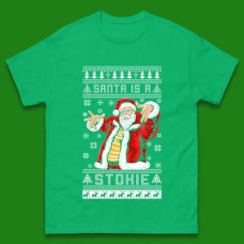 Santa is A Stokie Christmas Mens T-Shirt