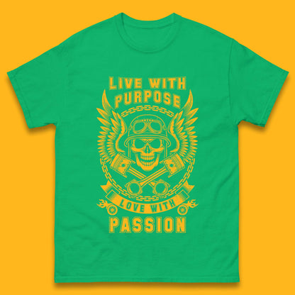 Live With Purpose Live With Passion Mens T-Shirt