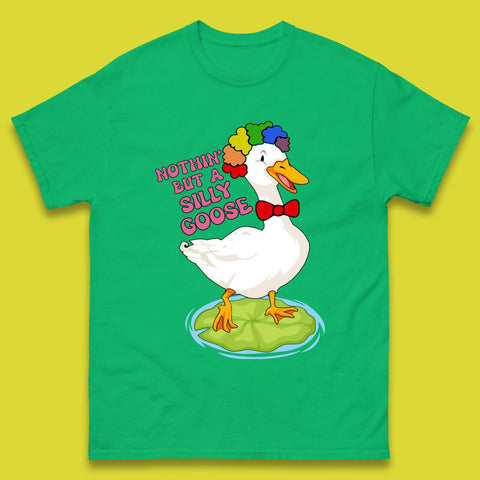 Nothin But A Silly Goose Mens T-Shirt