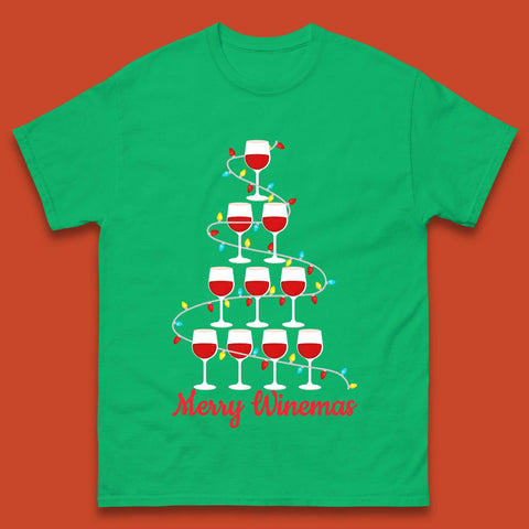 Merry Winemas Christmas Mens T-Shirt