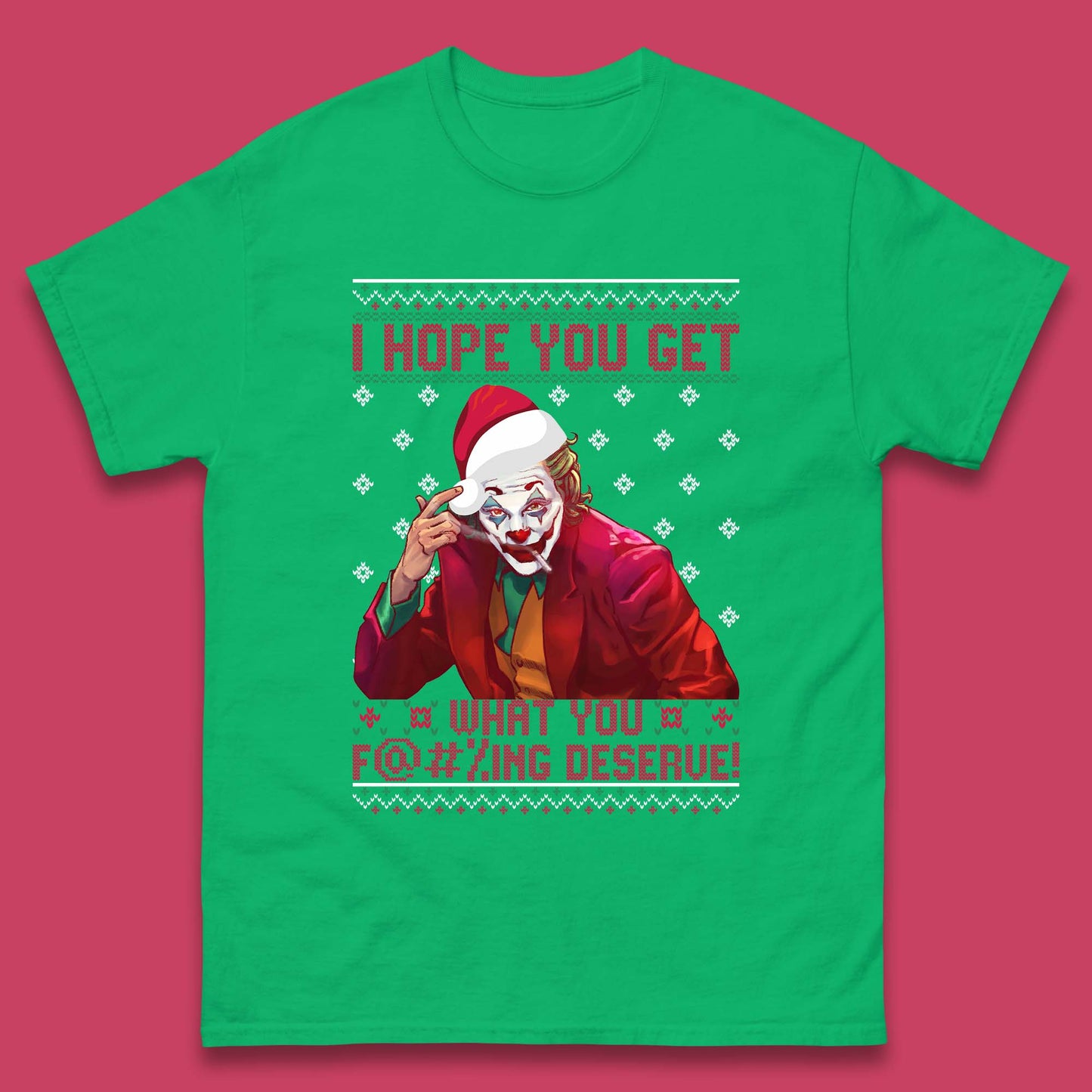 Joker Christmas Mens T-Shirt
