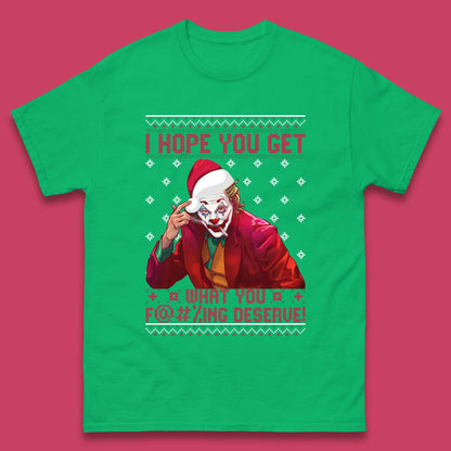 Joker Christmas Mens T-Shirt
