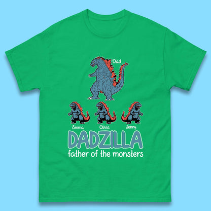 Personalised Dadzilla Mens T-Shirt