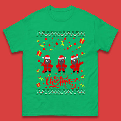 Squid Game Guards Christmas Mens T-Shirt