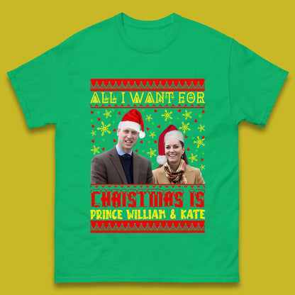 Prince William & Kate Christmas Mens T-Shirt