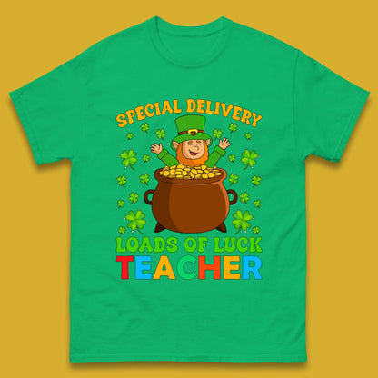 Special Delivery Loads Of Luck Teacher Mens T-Shirt
