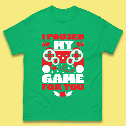 Valentine's Day Gamer Mens T-Shirt