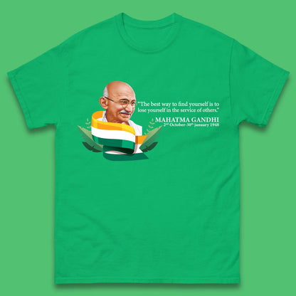 Mahatma Gandhi Quotes Mens T-Shirt