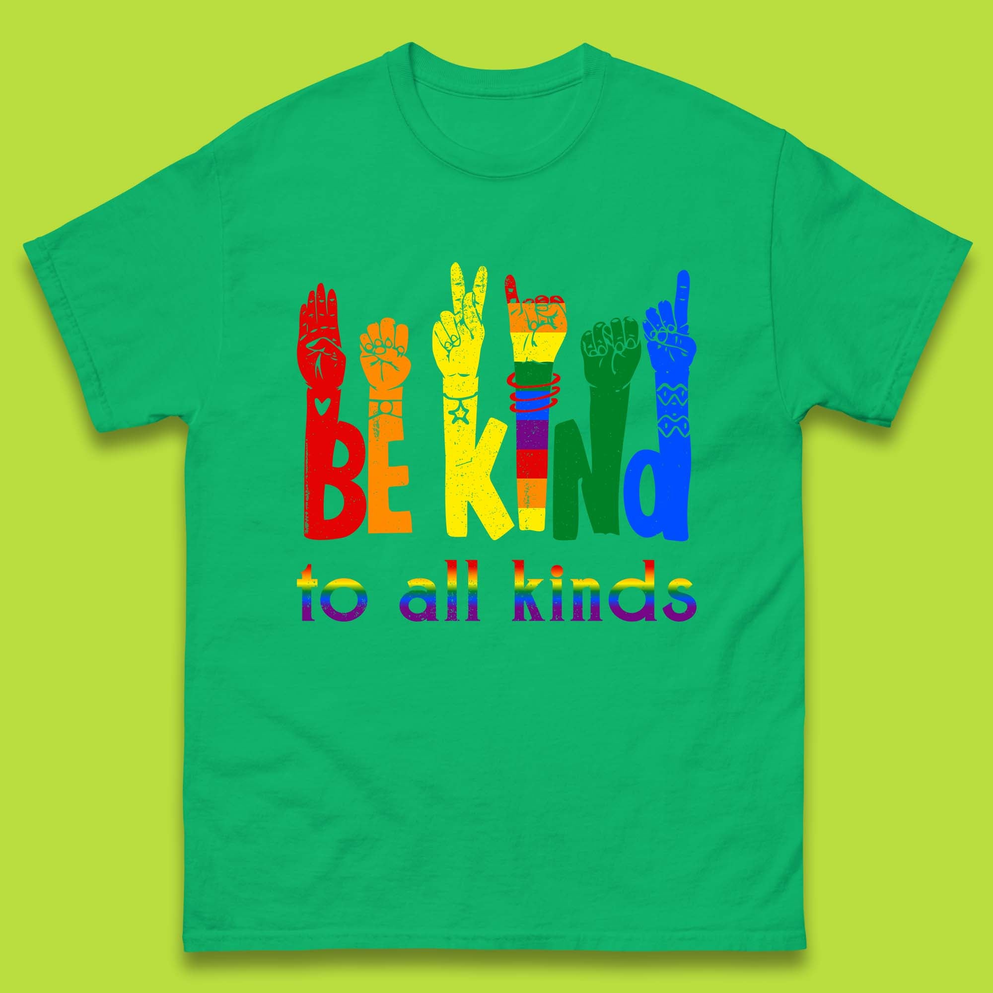 Be Kind To All Kinds Mens T-Shirt