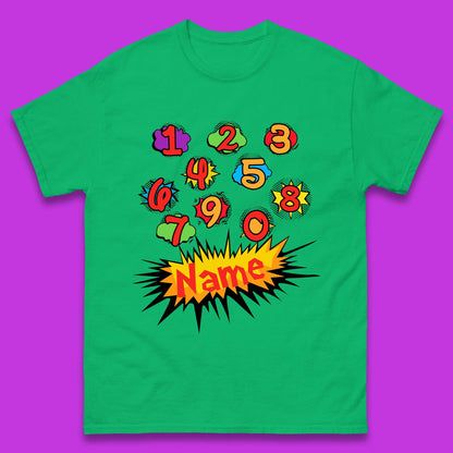 Personalised Number Day Mens T-Shirt