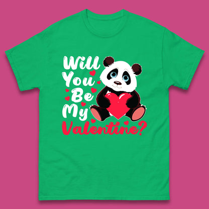 Panda Valentine Mens T-Shirt