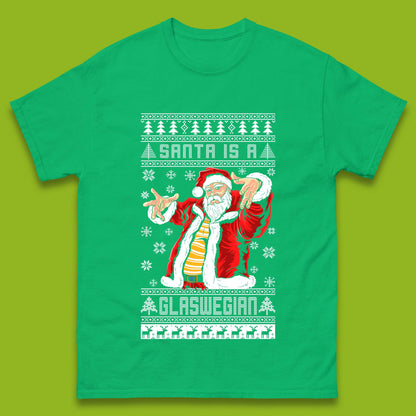 Santa Is A Glaswegian Christmas Mens T-Shirt