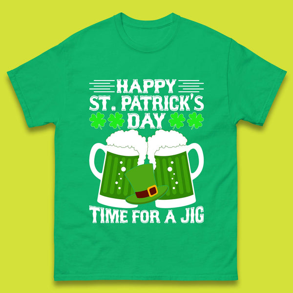 St. Patrick's Day Time For A Jig Mens T-Shirt