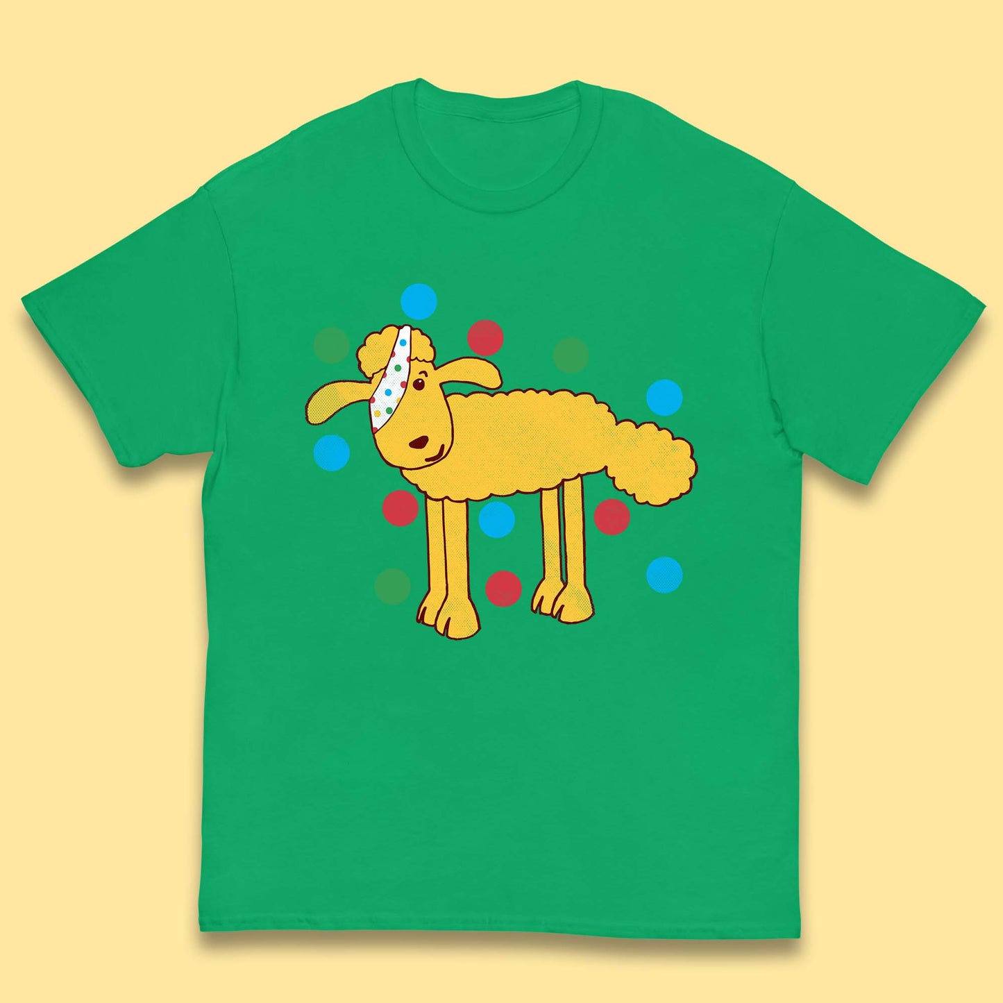 Spotty Pudsey Sheep Children In Need Dotty Spot Charity Raising Pudsey Sheep Kids T Shirt