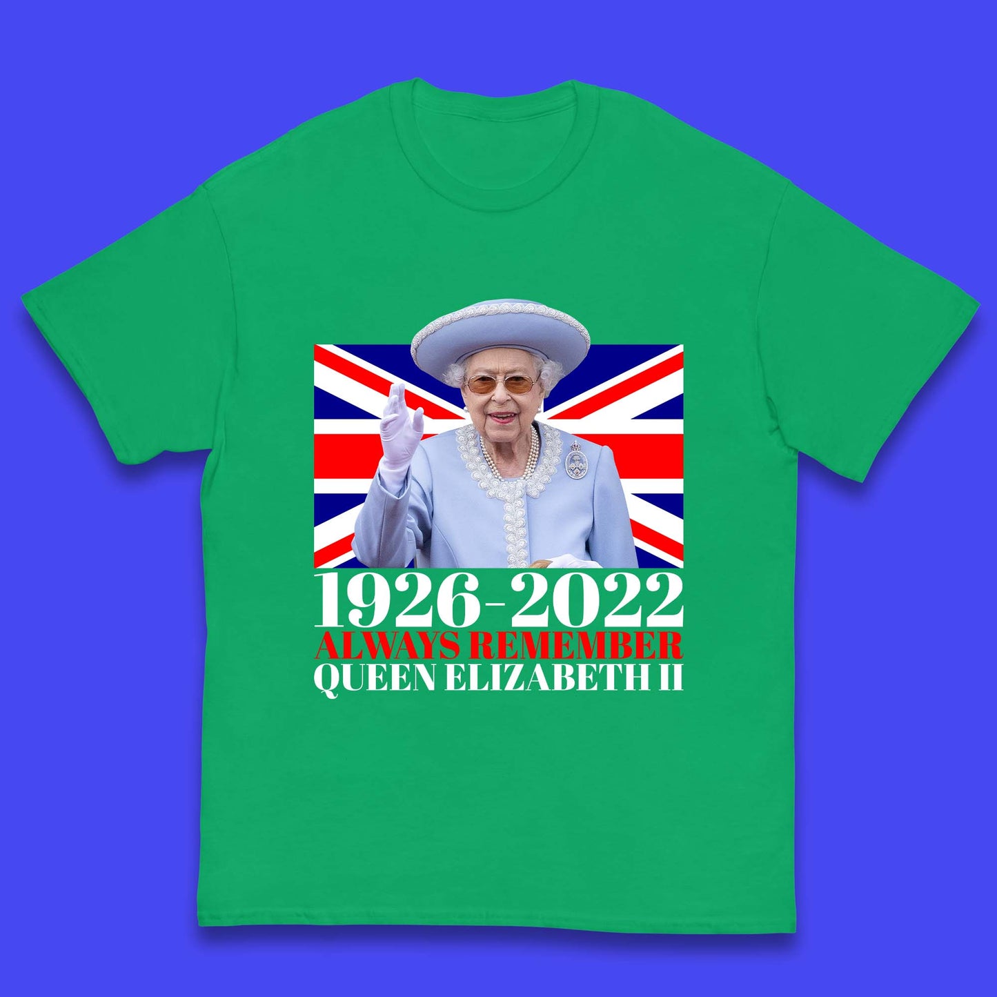 1926-2022 Queen Elizabeth II Kids T Shirt