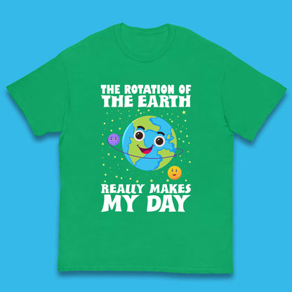 Rotation Of Earth Kids T-Shirt