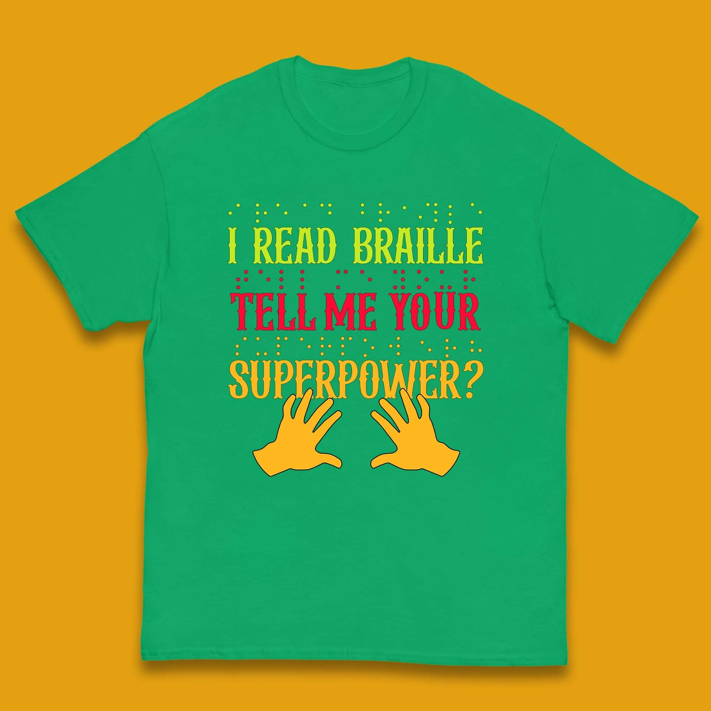 Braille Superpower Kids T-Shirt