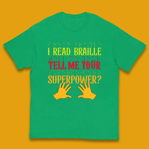 Braille Superpower Kids T-Shirt