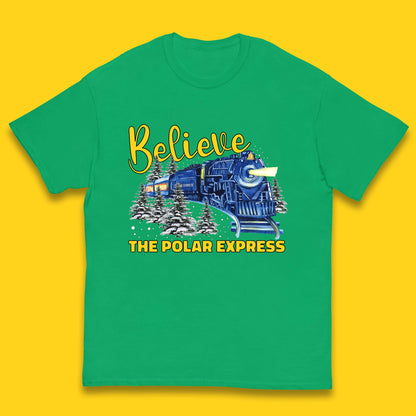 Believe The Polar Express Christmas Train Kids T-Shirt