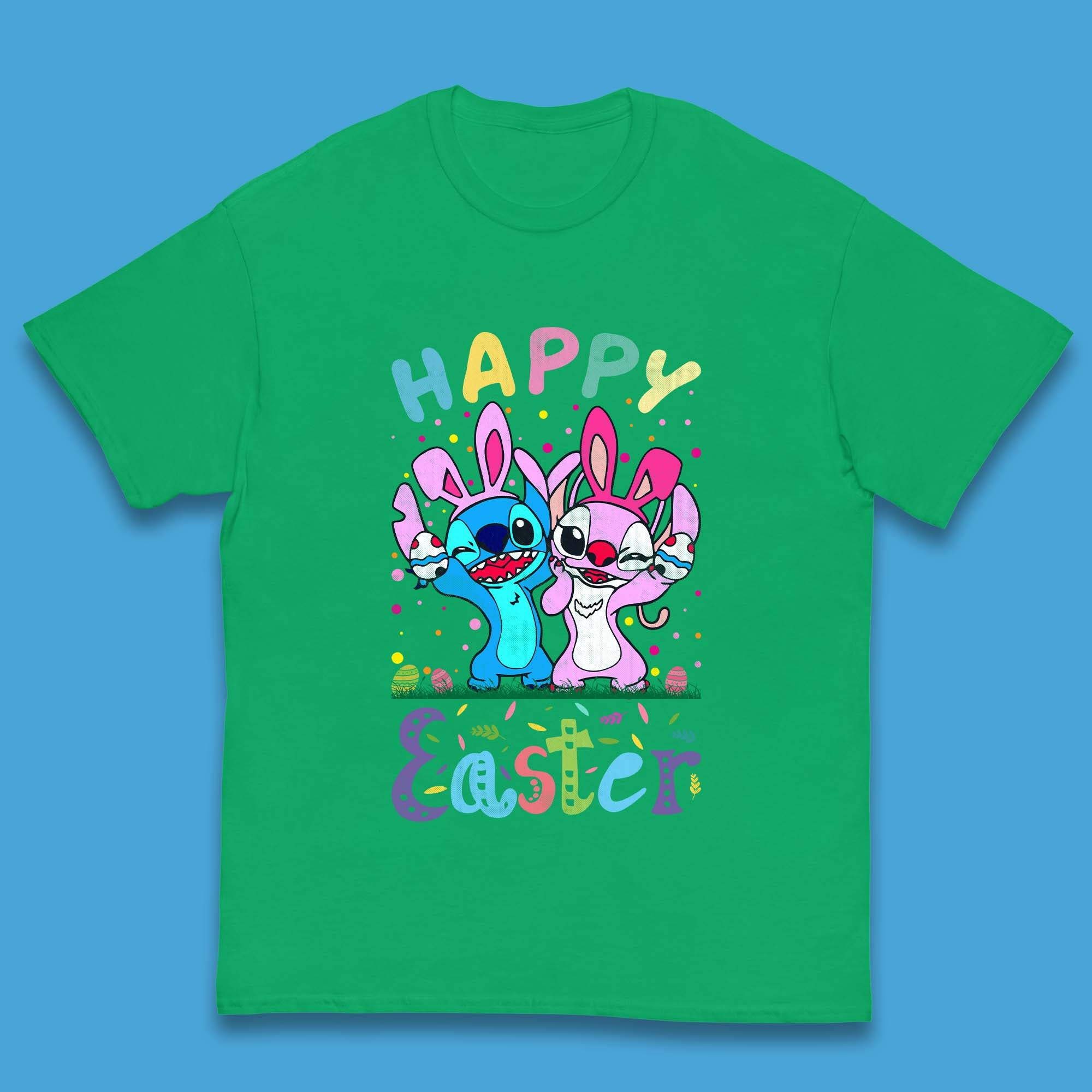Happy Easter Stitch Kids T-Shirt