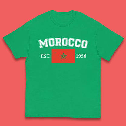 Morocco Est 1956 Kids T-Shirt