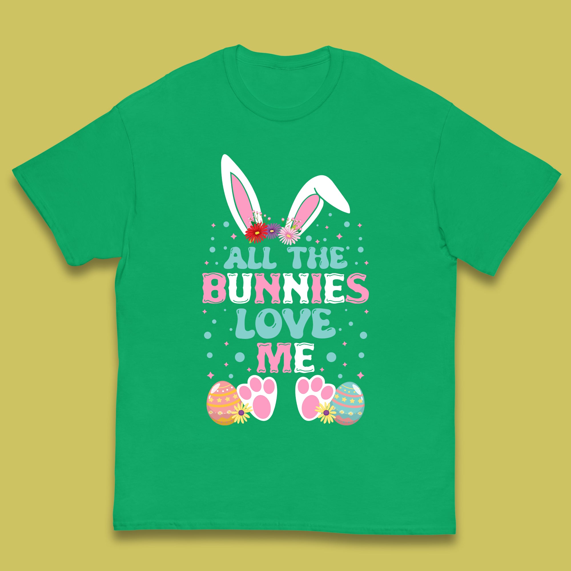 All The Bunnies Love Me Kids T-Shirt