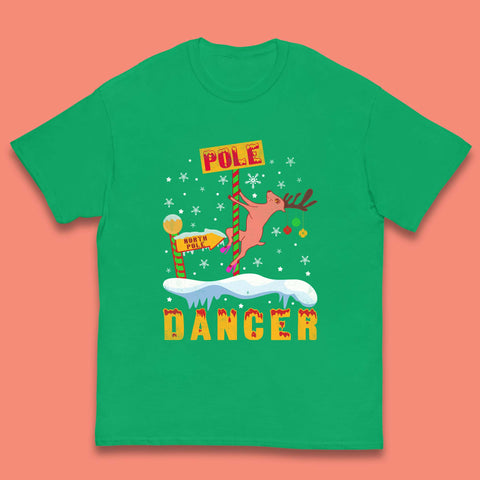 North Pole Dancer Christmas Kids T-Shirt
