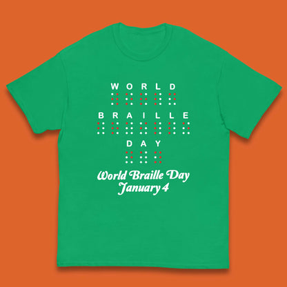 World Braille Day Kids T-Shirt