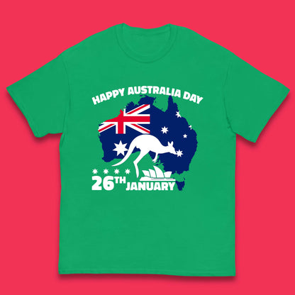 Happy Australia Day 26th January Kids T-Shirt
