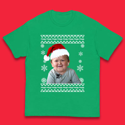 Santa Hasbulla Magomedov Christmas Kids T-Shirt