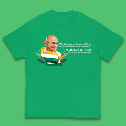 Mahatma Gandhi Quotes Kids T-Shirt