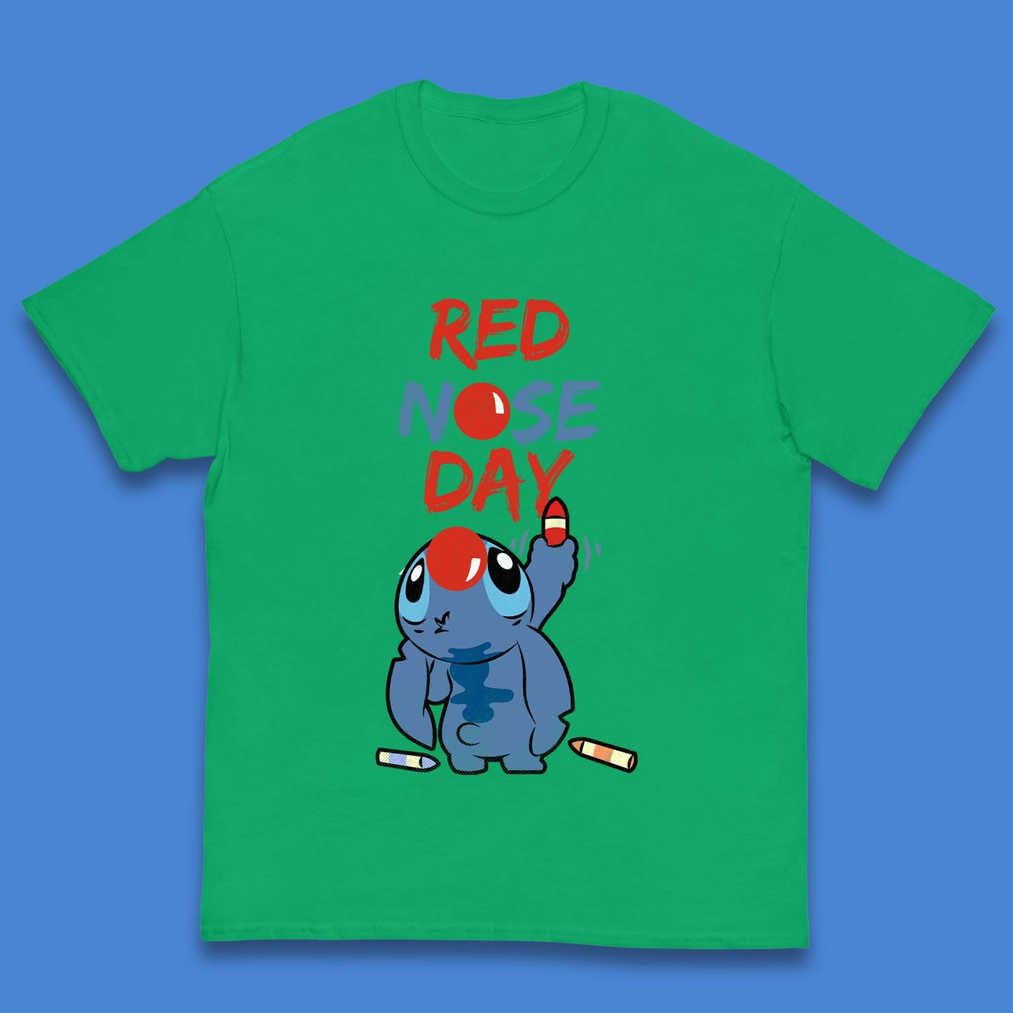 Red Nose Day Stitch Kids T-Shirt