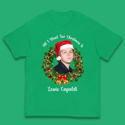 Lewis Capaldi Christmas Kids T-Shirt