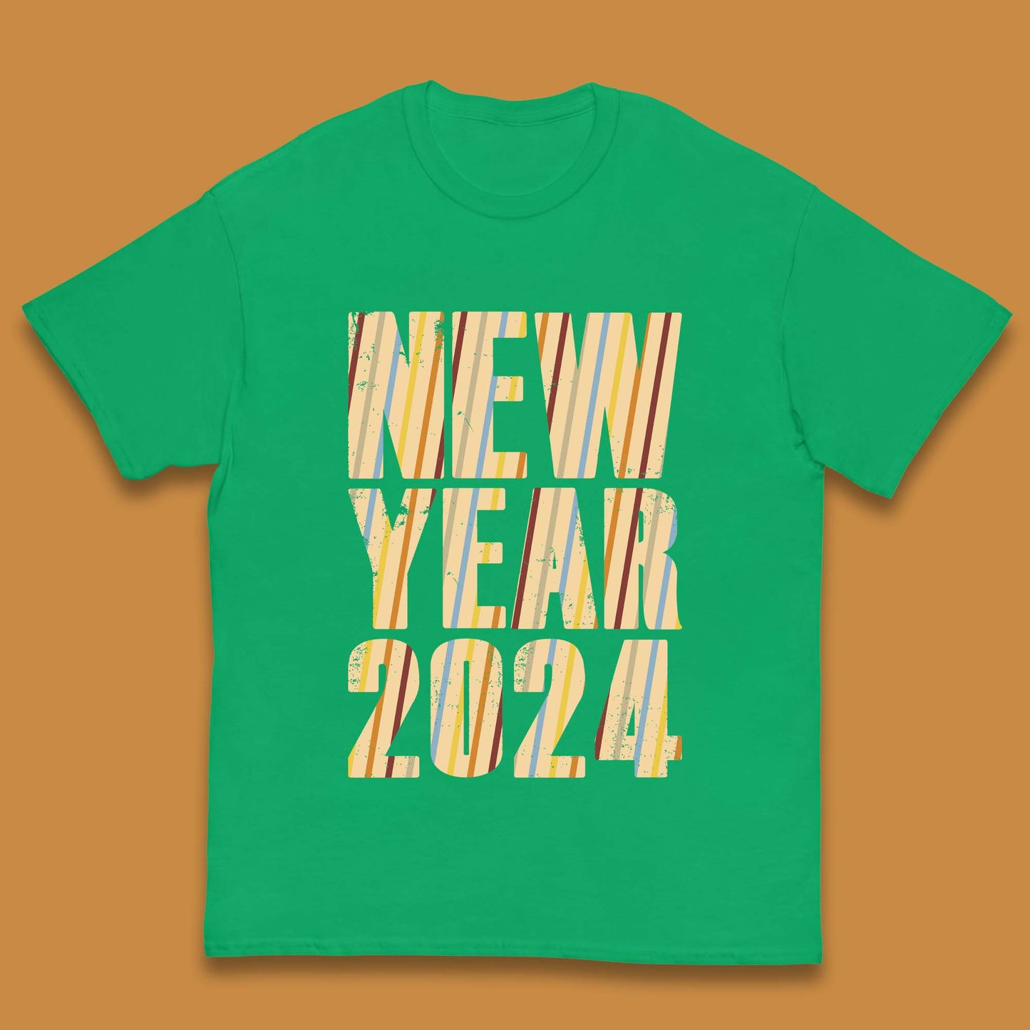 Retro Style New Year 2024 Kids T-Shirt