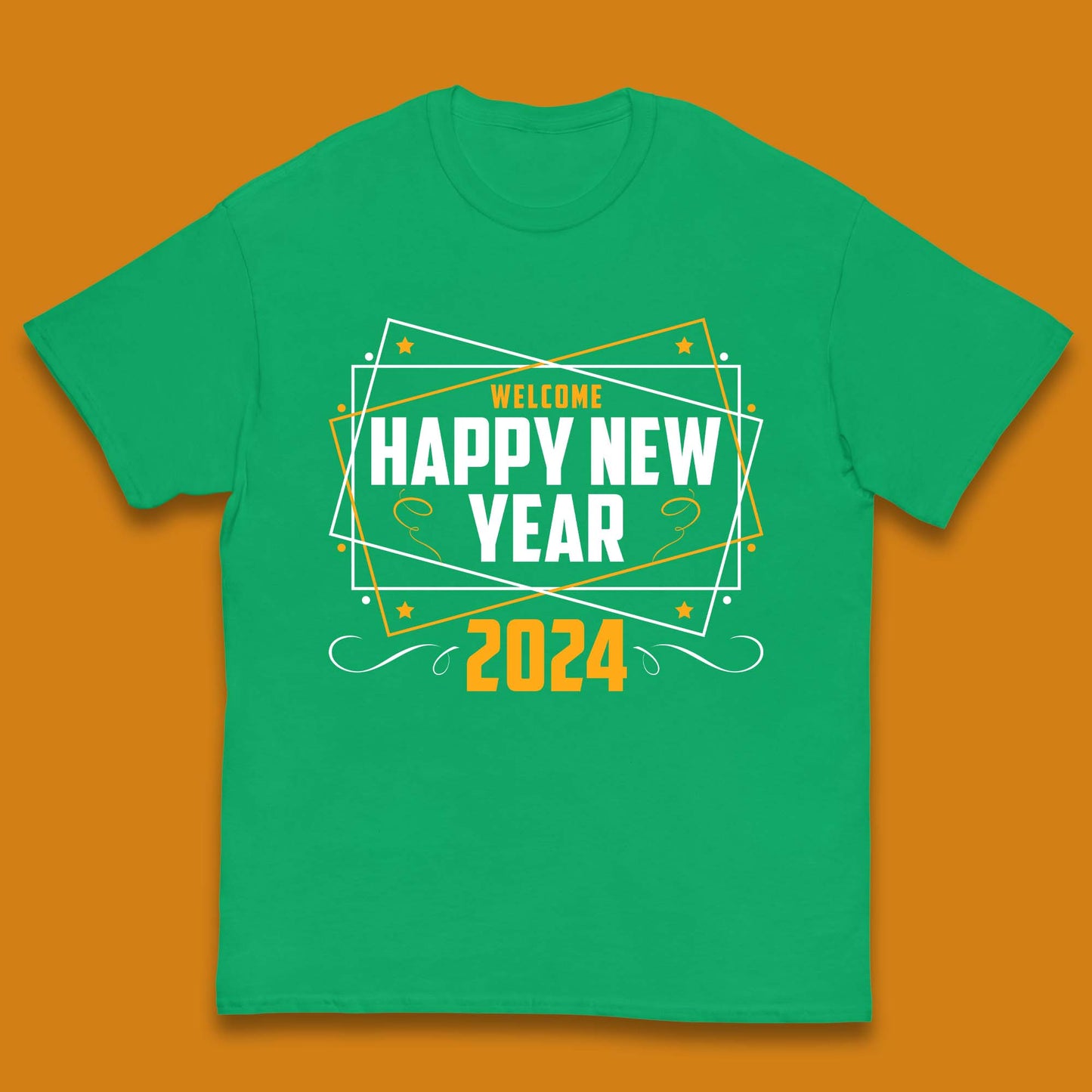 Welcome Happy New Year 2024 Kids T-Shirt