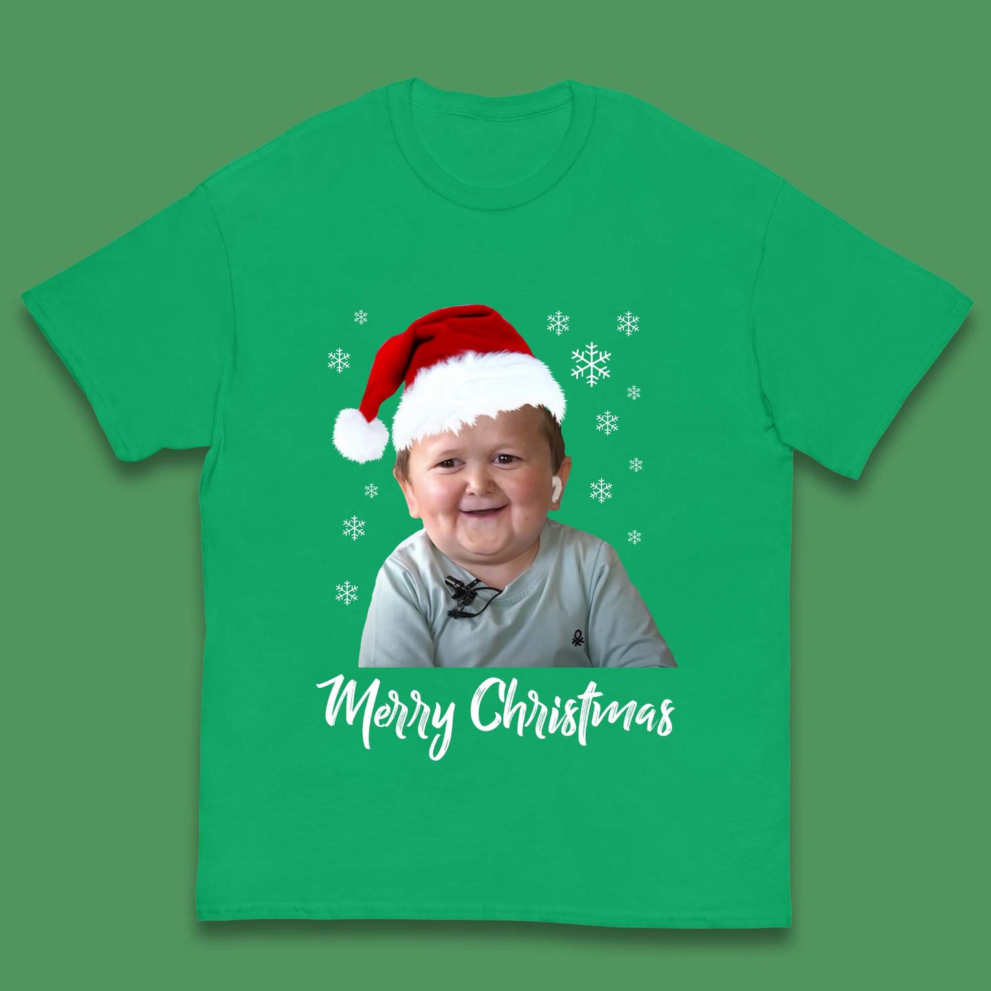 Santa Hasbulla Merry Christmas Kids T-Shirt