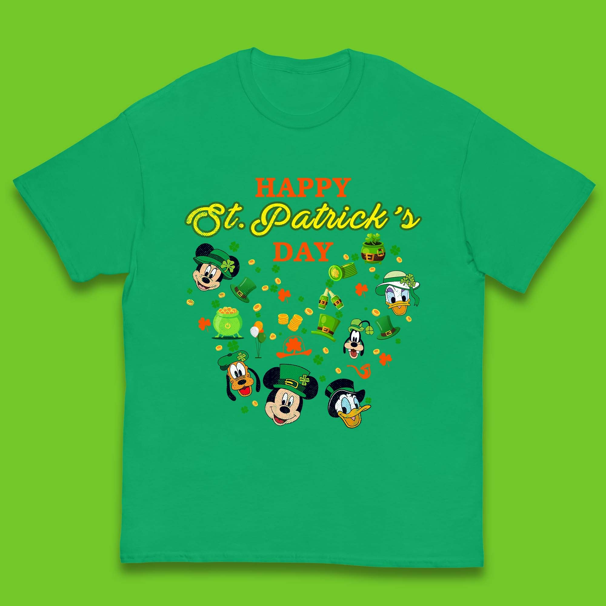 Disney Happy St. Patrick's Day Kids T-Shirt