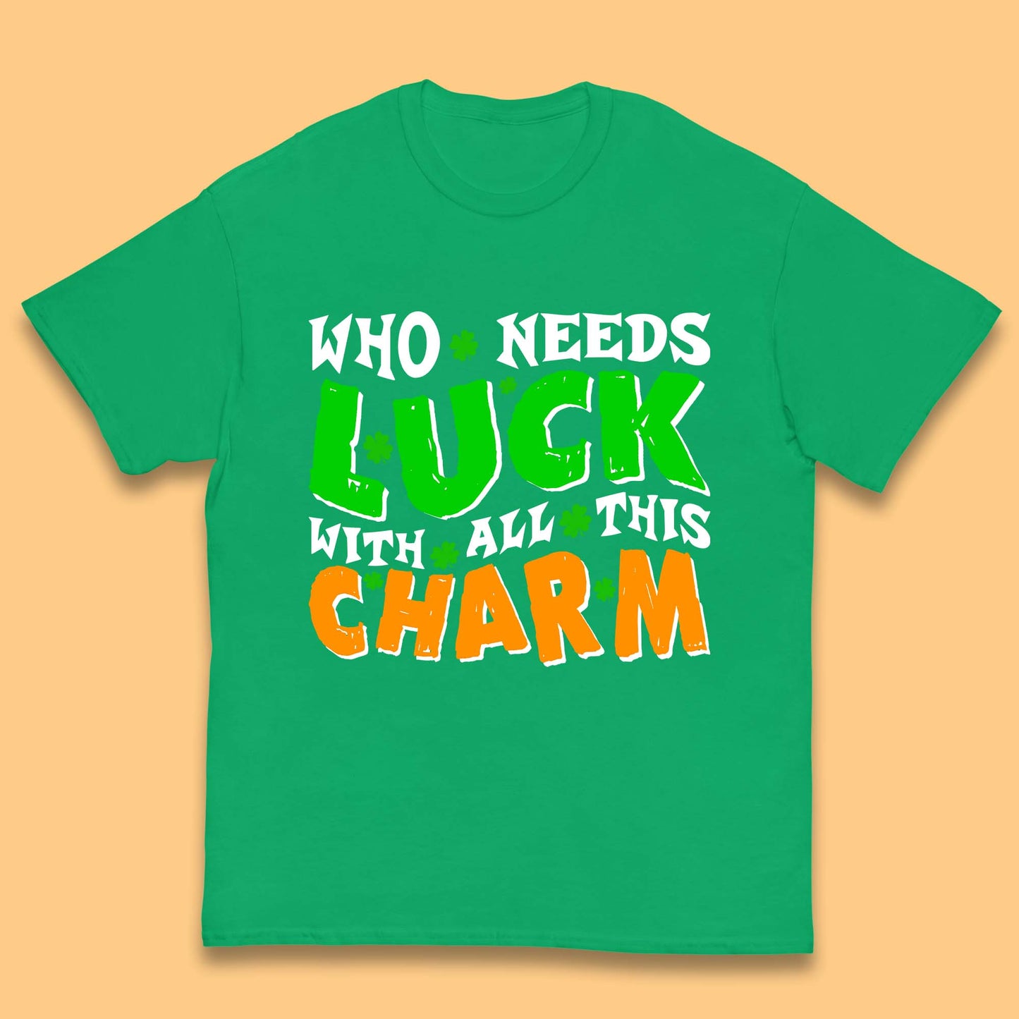 Luck With All This Charm Kids T-Shirt