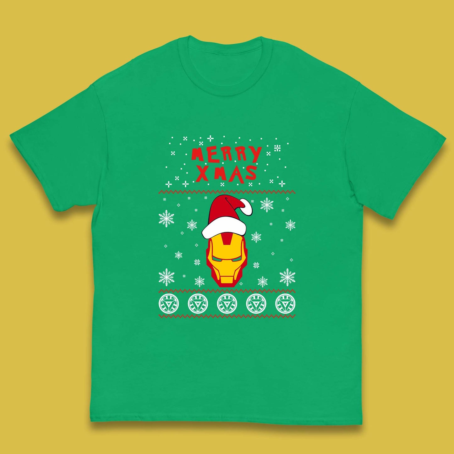 Merry Xmas Ironman Kids T-Shirt