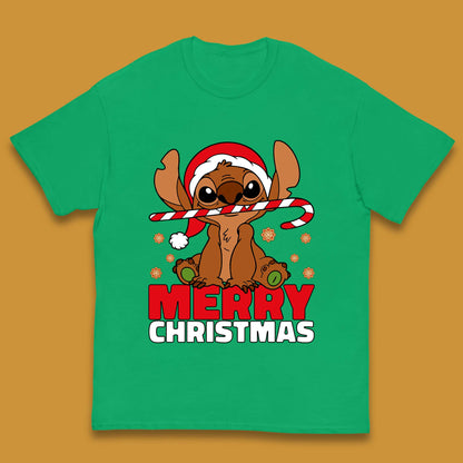 Gingerbread Stitch Christmas Kids T-Shirt
