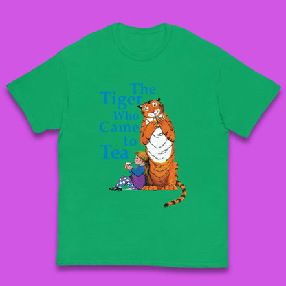 Childrens The Tiger Who Came To Tea T Shirt UK