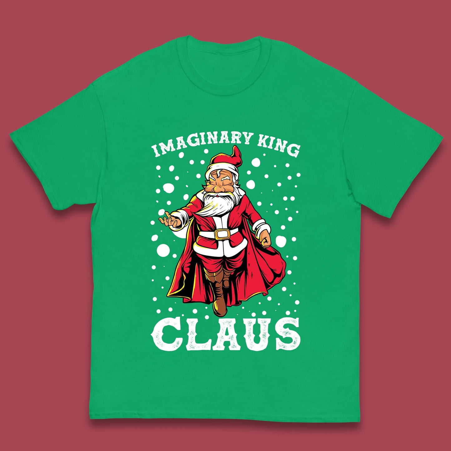 imaginary king santa christmas t shirt