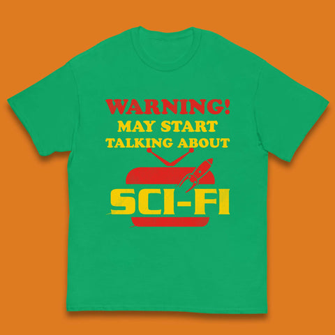 Warning Talking About Sci-Fi Kids T-Shirt