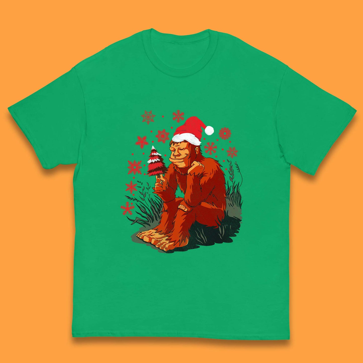 bigfoot christmas shirt